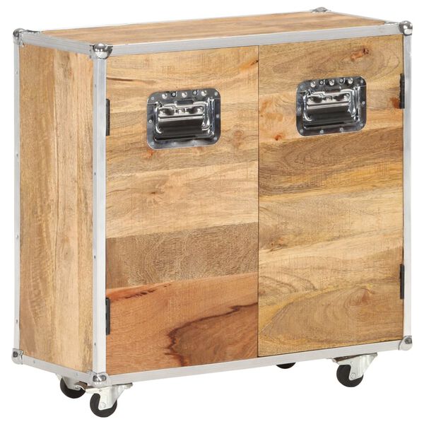 vidaXL Dressoir met 2 deuren 70x30x69 cm massief mangohout