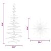 vidaXL Kerstdecoratie kerstboom 180 cm massief grenenhout