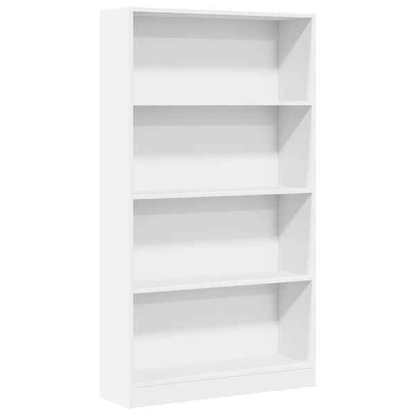 vidaXL Boekenkast 80x24x143 cm bewerkt hout wit