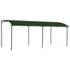 vidaXL Paviljoen 6 x 3 x 2,55 m Groen Gepoedercoat staal en stof