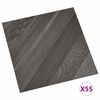 vidaXL Vloerplanken 55 pcs Grijs 5,11 m&sup2; PVC