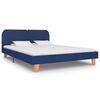 vidaXL Bedframe zonder matras 150x200 cm blauw