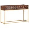 vidaXL Consoletafel 122x36x75 cm Massief mangohout