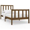 vidaXL Bedframe massief grenenhout honingbruin 90x200 cm