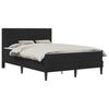 vidaXL Bedframe met matras vidaXL Zwart Zwart 120 x 190 cm Fluweel