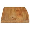 vidaXL Tafelblad met natuurlijke rand 50x40x3,8 cm massief mangohout
