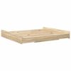 vidaXL Opbergbedframe met lade Sonoma Eiken 180 x 200 cm Bewerkt hout