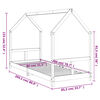 vidaXL Kinderbedframe 80x200 cm massief grenenhout