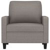 vidaXL Fauteuil 60 cm stof taupe