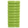vidaXL Badhanddoeken SOLUND 10 st 600 g/m&sup2; 70x140 cm appelgroen