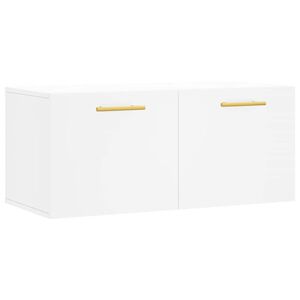 vidaXL Wandkast 80x36,5x35 cm bewerkt hout wit