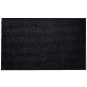 vidaXL Deurmat 90x60 cm PVC zwart