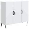 vidaXL Dressoir Wit 89 x 34,5 x 80 cm Bewerkt hout