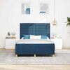 vidaXL Bedframe met hoofdeinde Blauw 140 x 200 cm Stof