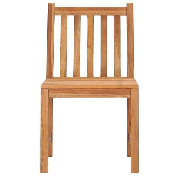 vidaXL 7-delige tuinset 160x80 cm massief teakhout