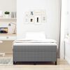 vidaXL Boxspringbed Lichtgrijs 120 x 190 cm Fluweel