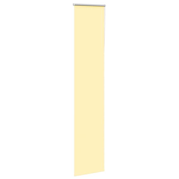 vidaXL Rolgordijn verduisterend 60x230 cm stofbreedte 55,7cm geel