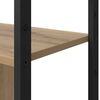 vidaXL Boekenkast Artisan Eiken 80 x 30 x 155,5 cm Bewerkt hout
