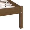 vidaXL Bedframe massief grenenhout honingbruin 120x200 cm