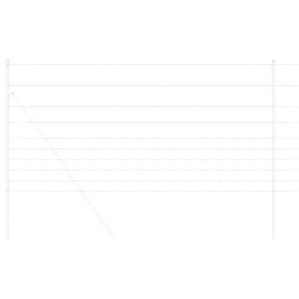 vidaXL Weidehekwerk Zilver 25 x 1.2 m Gegalvaniseerd staal