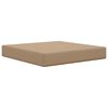 vidaXL Buiten bankkussen 2 pcs Taupe Polyester