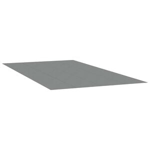 vidaXL Zwembadgrondzeil 820x420 cm polyester geotextiel lichtgrijs
