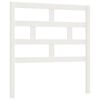 vidaXL Hoofdbord 81x4x100 cm massief grenenhout wit