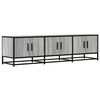 vidaXL Tv-meubel 150x35x41 cm bewerkt hout metaal grijs sonoma eiken