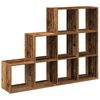 vidaXL Kamerscherm / boekenkast 137,5x29x103,5 cm hout oud hout