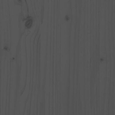 vidaXL Slaapbank 90x190 cm massief grenenhout grijs