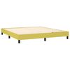vidaXL Boxspring met matras en LED stof groen 180x200 cm