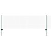 vidaXL gelast draadhek met palen 100 x 0,6 m PVC-Coated Staal Groen