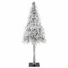 vidaXL Kerstboom met 300 LED met standaard Wit 210 cm PE en staal