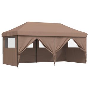 vidaXL Partytent Bruin 292 x 580 x 315 cm Oxford Stof