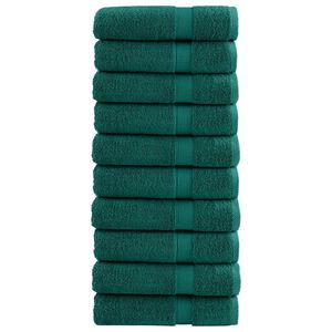 vidaXL Badhanddoeken SOLUND 10 st 600 g/m&sup2; 100x150 cm