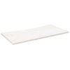 vidaXL Bureaublad 100x60x2,5 cm massief grenenhout wit
