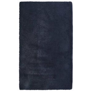 vidaXL Hoogpolig vloerkleed NAVARRA 60x100 cm polyester marineblauw