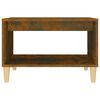 vidaXL Salontafel 60x50x40 cm bewerkt hout gerookt eikenkleurig