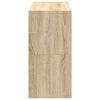 vidaXL Schoenenrekken 2 st stapelbaar 60x30x30,5 cm sonoma eikenkleur