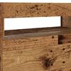 vidaXL Tv-meubel met LED 60x35x40 cm bewerkt hout oud hout