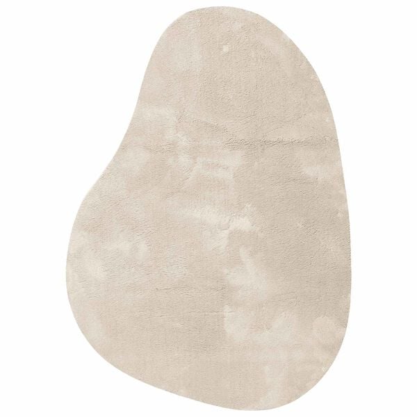 vidaXL Vloerkleden HUARTE Beige 140 x 200 cm Polyester