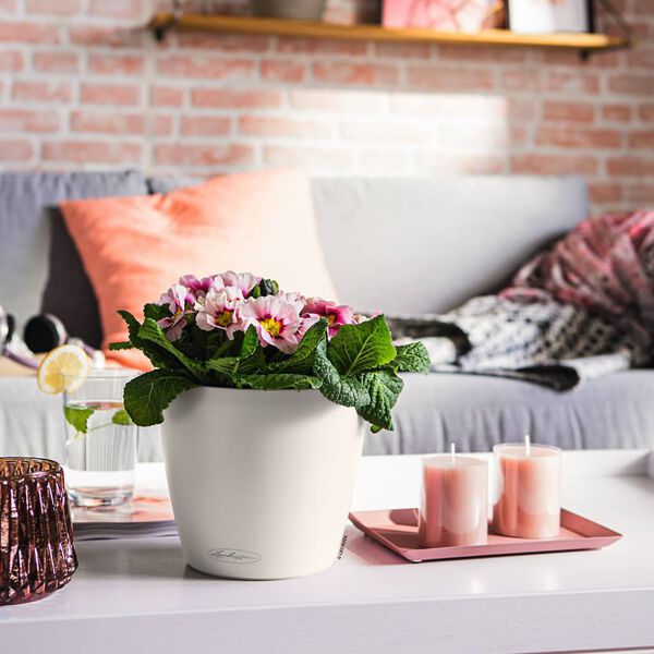 LECHUZA Plantenbak CLASSICO Color 21 ALL-IN-ONE wit