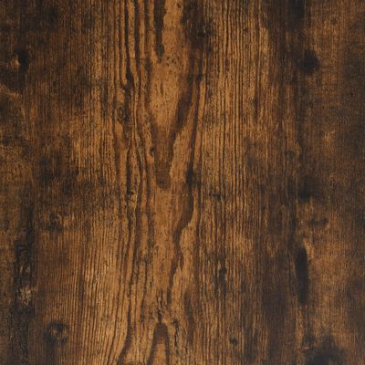 vidaXL Wandtafel 88,5x30x75 cm bewerkt hout gerookt eikenkleurig