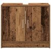 vidaXL Badkamer Kast met opslag Oud Hout 63 x 29 x 55 cm Bewerkt hout