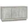 vidaXL Dressoir 102x35x55 cm bewerkt hout betongrijs