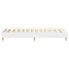 vidaXL Bedframe zonder matras 90x200 cm spaanplaat wit