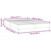 vidaXL Boxspring zonder matras fluweel donkergroen 140x220 cm