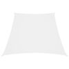 vidaXL Zonnezeil trapezium 2/4x3 m oxford stof wit