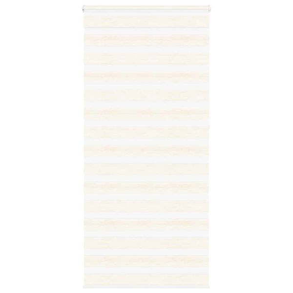 vidaXL Zebra rolgordijn 110x230 cm stofbreedte 105,9 cm marmerbeige