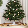 vidaXL Kerstboomstandaard 1.73 Wit 50 x 50 x 15,5 cm Staal